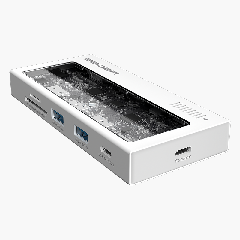 Explore Plan C 9-in-1 Full-featured USB-C Docking Station other side